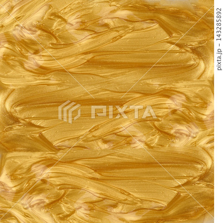 Golden thick paint texture, full frame Golden thick paint texture, full frame 143285892