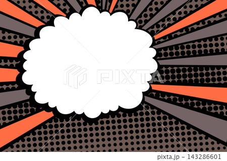 Abstract pop art comic style concept. Colorful polka dots layout retro background. Cartoon modern halftone pattern. Blank design for poster, card, sale banner Abstract pop art comic style concept. Colorful polka dots layout retro background. Cartoon modern halftone pattern. Blank design for poster, card, sale banner 143286601