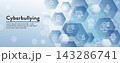 Cyber Bullying Icon Set w Web Header Banner 143286741