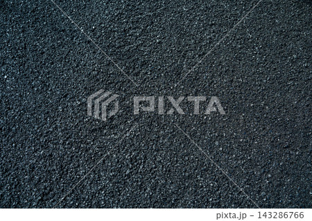 Dark Black Asphalt Pavement Texture From Above 143286766