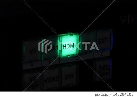 HDMI Button Lighted Green HDMI Button Lighted Green 143294103