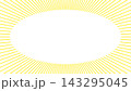 効果線　黄色　16：9 143295045