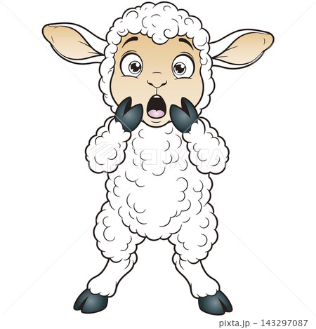 愉快な動物イラスト☆ヒツジさん 愉快な動物イラスト☆ヒツジさん 143297087