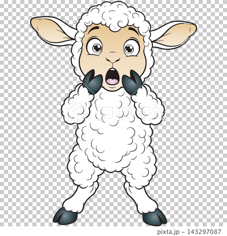 愉快な動物イラスト☆ヒツジさん 愉快な動物イラスト☆ヒツジさん 143297087