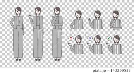 会社員・個人事業主【職業別女性イラスト素材セット】 会社員・個人事業主【職業別女性イラスト素材セット】 143299535
