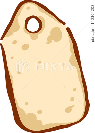Spooky Mail Halloween Delivery  Gift Tag Hand Drawn Illustration 143304202