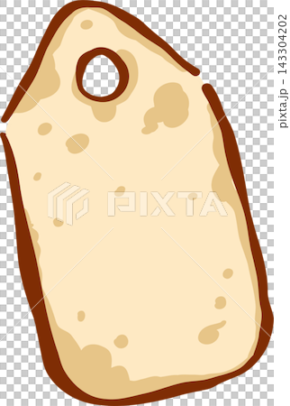 Spooky Mail Halloween Delivery  Gift Tag Hand Drawn Illustration 143304202