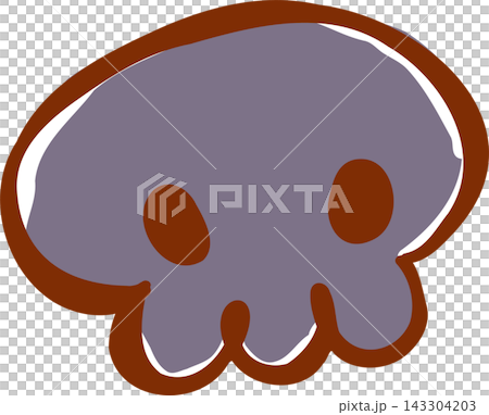 Cute Hand Drawn Skull Illustration Cute Hand Drawn Skull Illustration 143304203