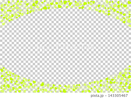 Heart pattern background Yellow-green 3-color border and solid color heart Heart pattern background Yellow-green 3-color border and solid color heart 143305467