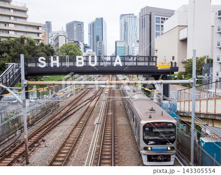 【四反道跨線人道橋】歩道橋から見るりんかい線の電車 【四反道跨線人道橋】歩道橋から見るりんかい線の電車 143305554