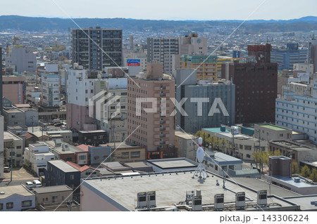 April 26 2026 Aomori City Skyline With Mountain Range April 26 2026 Aomori City Skyline With Mountain Range 143306224