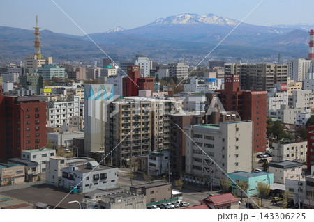 April 26 2026 Aomori Cityscape With Mountains Backdrop April 26 2026 Aomori Cityscape With Mountains Backdrop 143306225