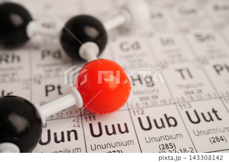 Molecules chemical on a periodic table background. Molecules chemical on a periodic table background. 143308142