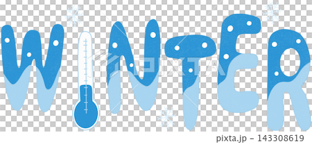 blue winter text blue winter text 143308619