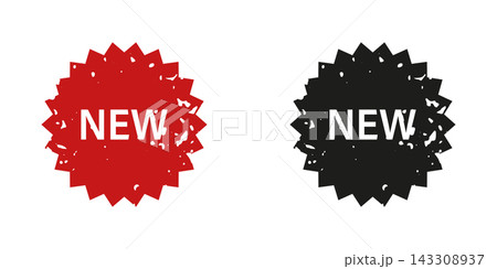 New Product Badge Solid Icon Set. Promotional Marketing, Fresh Arrival, And Latest Release Silhouette Symbol Collection. Retail And E-Commerce Promotion. Isolated Vector Illustration New Product Badge Solid Icon Set. Promotional Marketing, Fresh Arrival, And Latest Release Silhouette Symbol Collection. Retail And E-Commerce Promotion. Isolated Vector Illustration 143308937