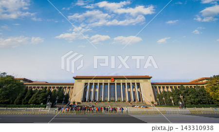 The Great Hall of the People on Tiananmen Square in Beijing, China 143310938