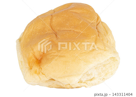 Cream filled bread isolated on white background 143311404