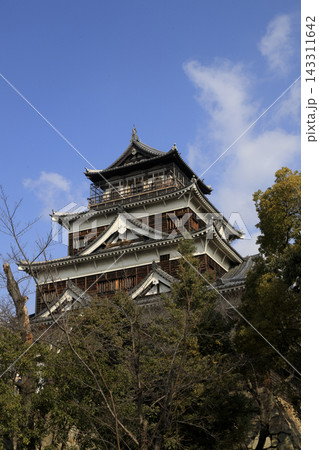 広島城の天守閣 広島城の天守閣 143311642