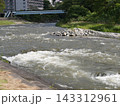 増水した川 143312961