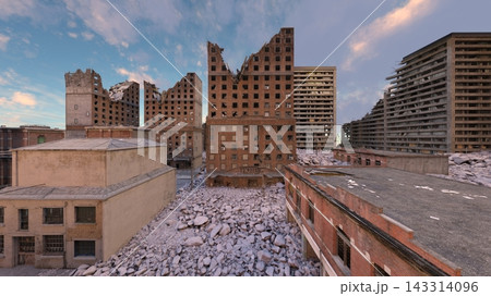荒廃した街の風景 荒廃した街の風景 143314096