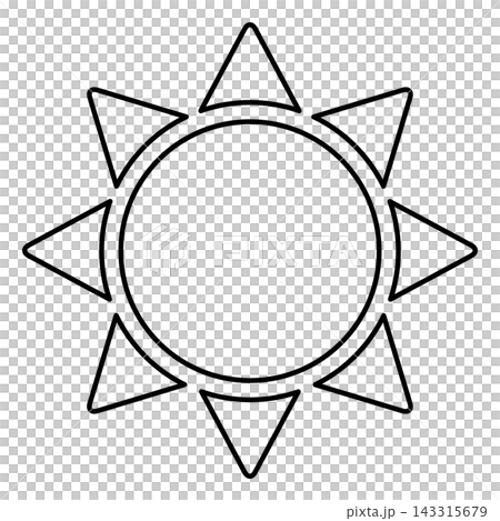 太陽圖示 太陽圖示 143315679