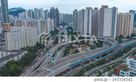 Hong Kong Aug 16 2026 Choi Hung Interchange Elevated Flyover Hong Kong Aug 16 2026 Choi Hung Interchange Elevated Flyover 143316581