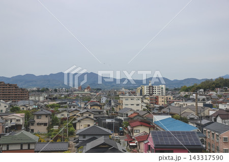 April 30 2026 FUKUSHIMA, JAPAN. Urban skyline and mountains April 30 2026 FUKUSHIMA, JAPAN. Urban skyline and mountains 143317590