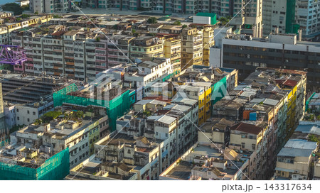 Hong Kong Aug 16 2026 Historic tenement buildings in Ma Tau Kok 143317634