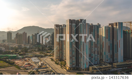 Hong Kong Aug 16 2026 Kowloon Peak Rising Behind Kai Tak Highrises Hong Kong Aug 16 2026 Kowloon Peak Rising Behind Kai Tak Highrises 143317636