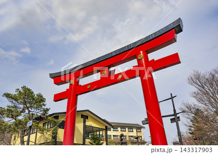 日光二荒山神社中宮祠 大鳥居 日光二荒山神社中宮祠 大鳥居 143317903