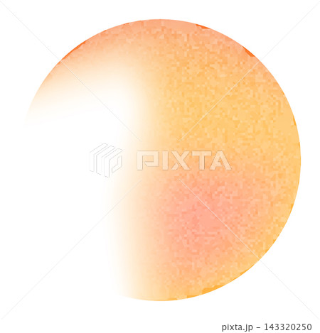 Abstract round watercolor gradient with noise grain texture 143320250