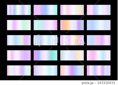 Pastel pink and blue hologram gradient background 143320433