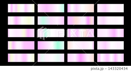 Pastel pink and blue hologram gradient background 143320434