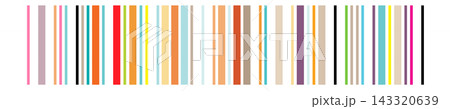 Bar code vector icon, product barcode label 143320639