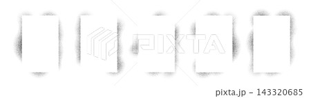 Noise stencil frame, rectangle grain dot effect 143320685