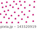 Azure green gradient with pattern of pink roses flower heads 143320919