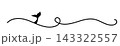 Whale tail in sea waves icon 143322557