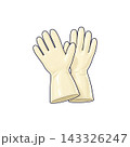 実験で使うゴム手袋 143326247