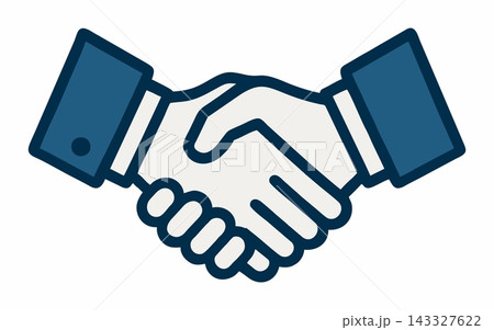 Business Handshake Vector Icon Business Handshake Vector Icon 143327622