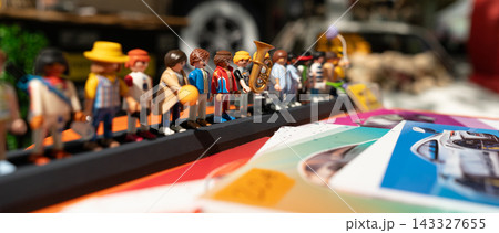 Miniature toy figures displayed at Classic Days Berlin 143327655