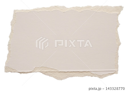 piece of pink cardboard paper tear isolated on white background 143328770