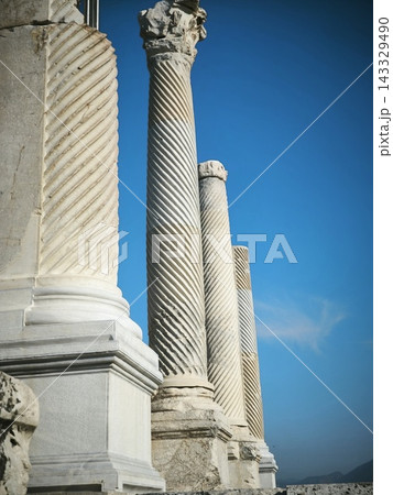 Spiral fluted ancient columns, Denizli Spiral fluted ancient columns, Denizli 143329490