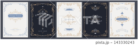 Elegant Invitation template for Wedding 143330243