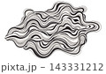 Abstract wave line art graphic 143331212