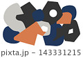 Abstract geometric letters spelling sports 143331215