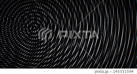 Black and white concentric ripples with branching lightning Black and white concentric ripples with branching lightning 143331594