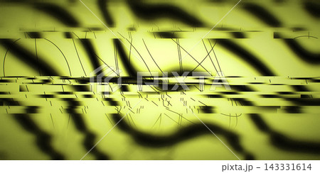 Seamless loop gold orbital curves with digital ink strata Seamless loop gold orbital curves with digital ink strata 143331614