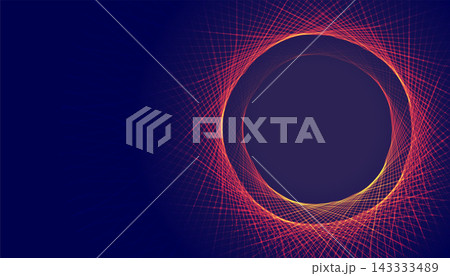abstract circular lines frame background with text space 143333489