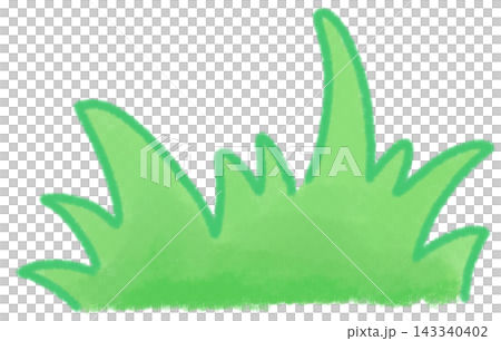 Grass in cute hand drawn style 143340402