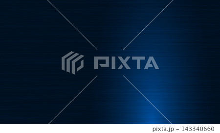 Blue metal technology background with abstract polished, brushed texture, chrome, silver, steel, aluminum for design concepts, wallpapers, presentations, posters, prints and web. Vector illustration. 143340660